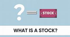What is a stock?