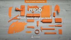 Installing Pergo vinyl flooring - Which tools do you need?