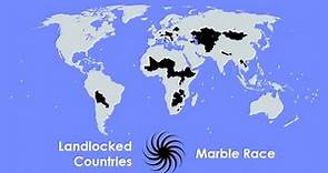 Marble Race - Landlocked Countries
