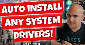 Install Intel Chipset Drivers & Unknown Drivers with snappy driver installer origin