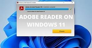 Download and Install Adobe Reader on Windows 11