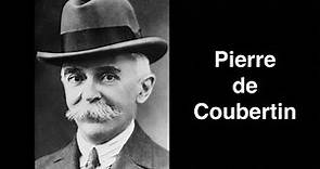 Pierre de Coubertin. French educator | English