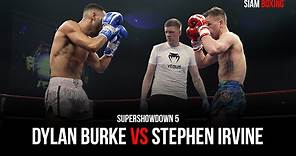 Dylan Burke vs Stephen Irvine - FULL FIGHT - Supershowdown 5