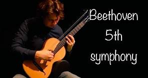 Beethoven's 5th Symphony on Classical Guitar [Allegro Con Brio] - Rolf van Meurs