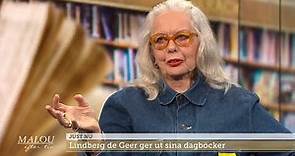 Marianne Lindberg De Geer ger ut sina dagböcker: ”Älskar skvall… | Malou Efter tio | TV4 & TV4 Play