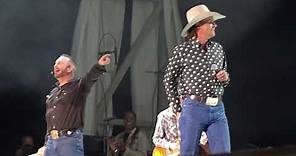 Garth Brooks and Ned LeDoux - Whatcha Gonna Do With A Cowboy Cheyenne Frontier Days 2021 -