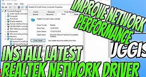 How To Manually Update To The Latest Realtek Network Driver Tutorial | Improve Network Performance!
