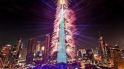 Burj Khalifa welcomes 2024 with a spectacular fireworks display in Dubai