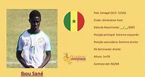 Ibou Sané (Senegal / Génération Foot) all actions vs Gambia U17