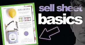 How To Design a Sell Sheet that SELLS | Step-by-Step with Examples
