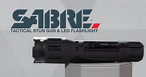SABRE Tactical Stun Gun and LED Flashlight - Multiple Light Settings