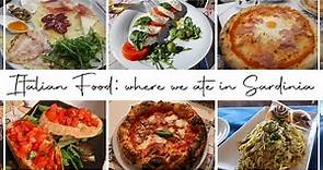 Italian Food: where we ate in Sardinia 🇮🇹