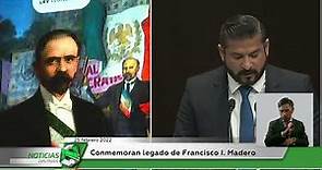 Conmemoran legado De Francisco I.Madero