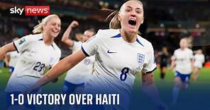 Women's World Cup: England win first match with 1-0 victory over Haiti