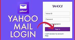 Yahoo Mail Login 2022: How to Login Sign In Yahoo Mail Account? Login mail.yahoo.com