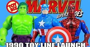 Toy Biz Marvel Superheroes 1990 Toy Line Launch Retrospective | Toysplosion
