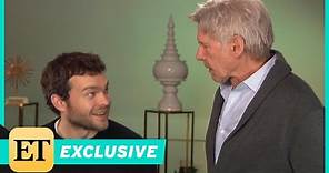 Watch Harrison Ford Surprise Young Han Solo Alden Ehrenreich During ET Interview (Exclusive)