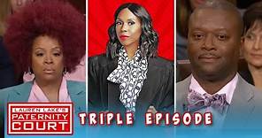 Triple Episode: These Twins Might Not Even Have The Same Father! | Paternity Court