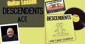 DESCENDENTS Ace Guitar Lesson