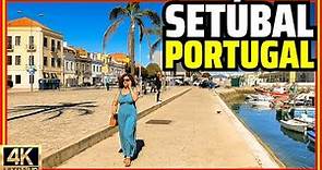 Setúbal, Portugal 😊Walking Tour of a Historical Coastal City South of Lisbon! [4K]