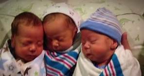 Identical Triplets | Couple Welcomes Three Beautiful Babies