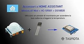Accessori per Home Assistant - Sensore Movimento PIR + temperatura