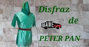 Disfraz de Peter Pan. Casaca verde, gorro de goma Eva. Cómo crear tu disfraz para niños con Madecar