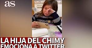 El vídeo de la hija del Chimy Ávila que ha emocionado a todo Twitter | Diario AS