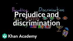 Prejudice and discrimination based on race, ethnicity, power, social class, and prestige