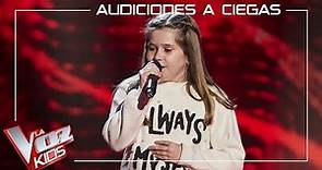 Pilar Sánchez canta 'Corazón hambriento' | Audiciones a ciegas | La Voz Kids Antena 3 2021