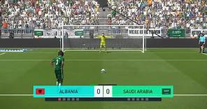 ALBANIA VS SAUDI ARAB PANALTY SHOOTS EFOOTBALL 23