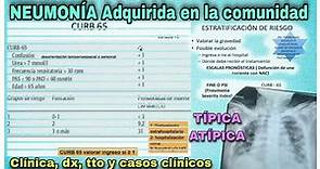 Neumonía ADQUIRIDA EN LA COMUNIDAD | Resumen más completo Práctica - Casos clínicos | Dra. Jauregui