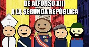 De Alfonso XIII a la Segunda República