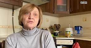 La historia de Cristina, una ucraniana de 65 años que ha habilitado un refugio en el baño de su casa