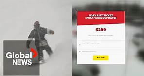 Single-day lift tickets at Whistler Blackcomb resort soar to 300$