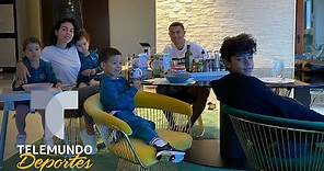 El gran gesto de los hijos de Cristiano Ronaldo | Telemundo Deportes