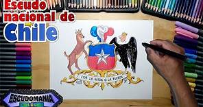 Dibuja el escudo nacional de Chile paso a paso