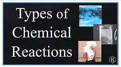 Major Types of Chemical Reactions (Explanation, Examples, & Practice)
