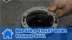 Toilet Repair : How to Repair a Toilet Bowl Flange Seal