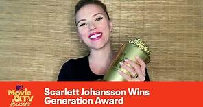 Scarlett Johansson Wins Generation Award | 2021 MTV Movie & TV Awards