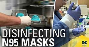 Disinfecting N95 masks for reuse during COVID-19 pandemic