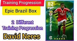 David Neres Max Training Progression Of Epic Brazil Box in eFootball Mobile