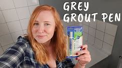 BUDGET BATHROOM MAKEOVER: Grey Grout Tile Restorer Pen | Refresh
