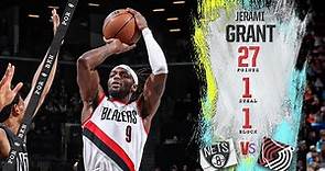 Jerami Grant Highlights (27 PTS) | Trail Blazers vs. Nets | Jan. 7