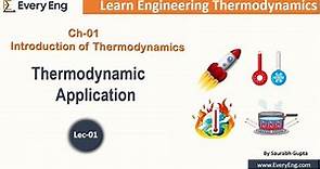 Thermodynamics Application | Engineering Thermodynamics-01 | EveryEng | Mechanical Engineer