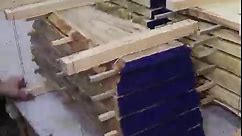Lumber Sawing Firewood into Usable Boards for Free