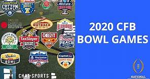College Football Bowl Games: 2020-21 Schedule, Matchups, Dates, Times And Locations