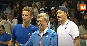 0203陳建仁出席「2024年台維斯盃國際男子網球團體錦標賽世界組總決賽資格戰」