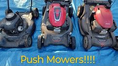 "Push Mowers" Landscaping With James Ep. 7