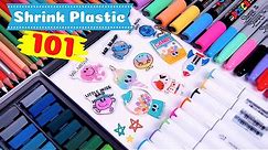Shrink Plastic for Beginners: Coloring, Cutting, Shrinking, and Sealing